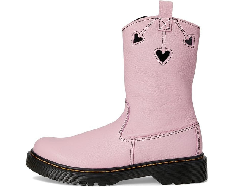 Dr. Martens Bex Heart Boot Pink Leather US 4 4