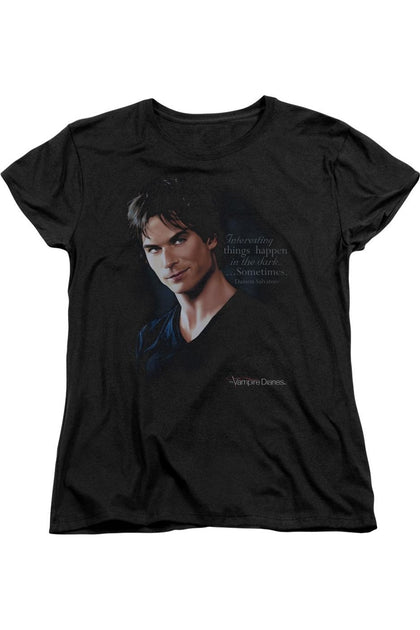 Gildan Vampire Diaries Sometimes Short Sleeve T-Shirt Black XXLarge 2