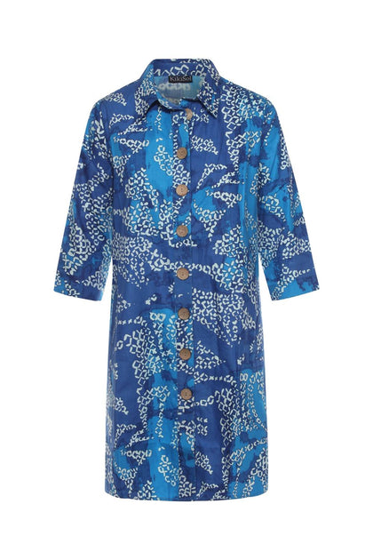 KikiSol Hatch A-Line Jacket Blue XLarge 4