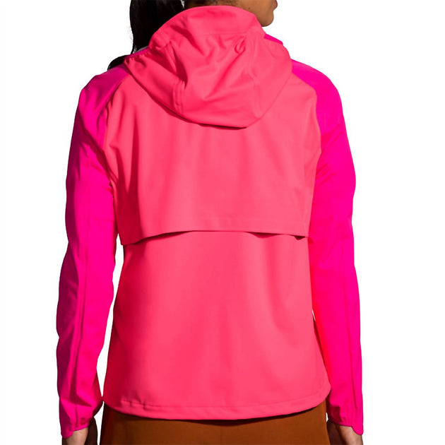 BROOKS High Point Waterproof Jacket Pink Small 3