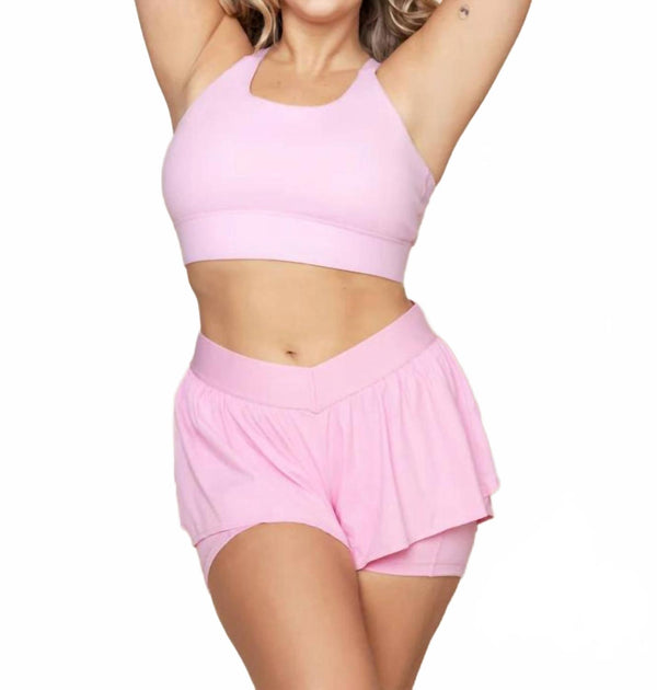 POPFLEX Active Ambition Brassière de Sport Rose Small 5