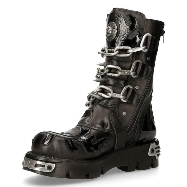 New Rock 727-S1 Mid-Calf Boot Black EU 46 4