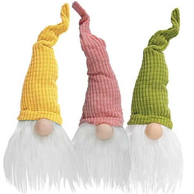 Hivvago Waffle Gnome Figurine Assorted 3