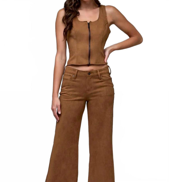 HIDDEN Rebel Bodycon Top Brown XSmall 2
