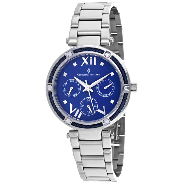 Christian Van Sant Sienna Watch Blue 33mm 2