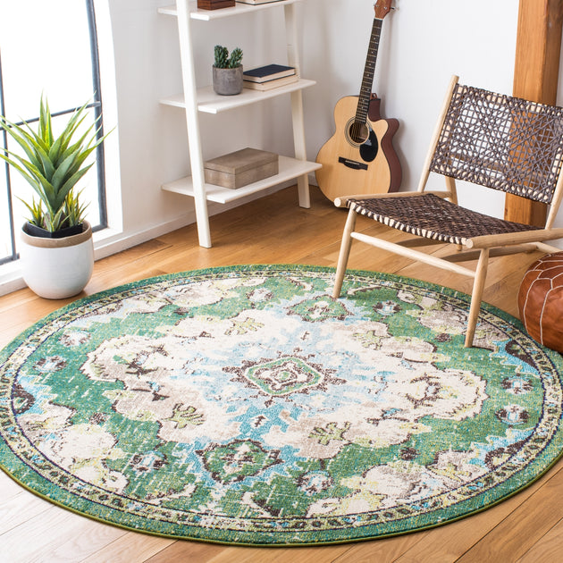Safavieh MAD484 Area Rug Green/Light Blue 4