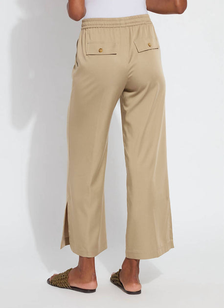 Lysse Zena Drawstring Pant Brown Large 4
