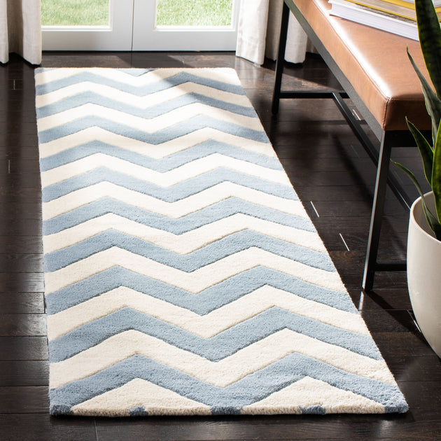 Safavieh Chatham Area Rug Blue/Ivory 3