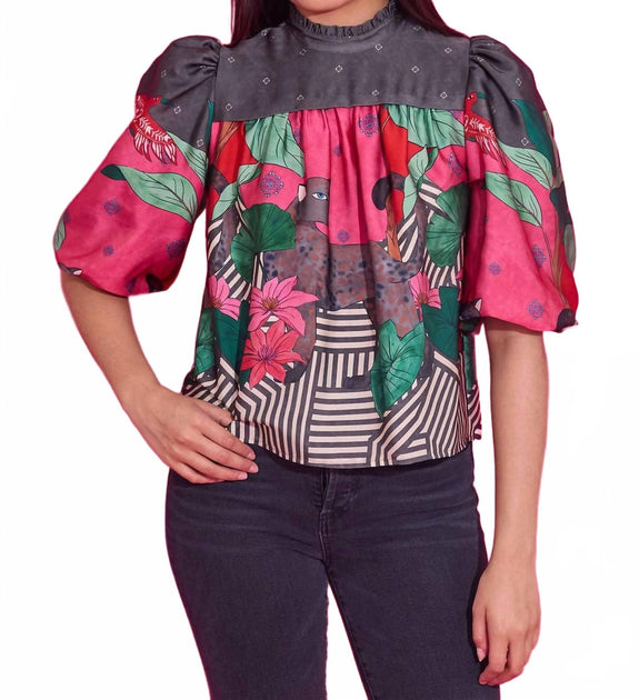 Alden Adair Mel Mock Neck Top Multi XSmall 2