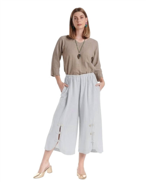 Oh My Gauze Dotty Wide Leg Pant White US 0 2