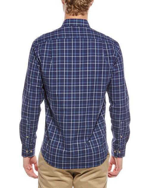 Chemise Scott Barber Canclini Twill Marine XXL 3