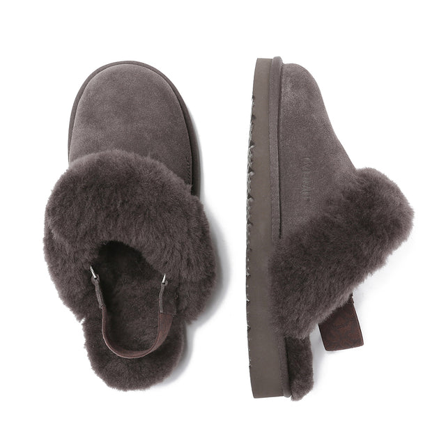 EverAu Pelican Slingback Slippers Grey US 6 4