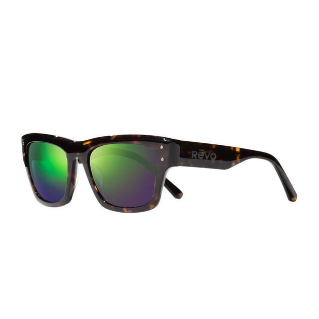 Revo RE1241 Indigo Square Sunglasses Green 3