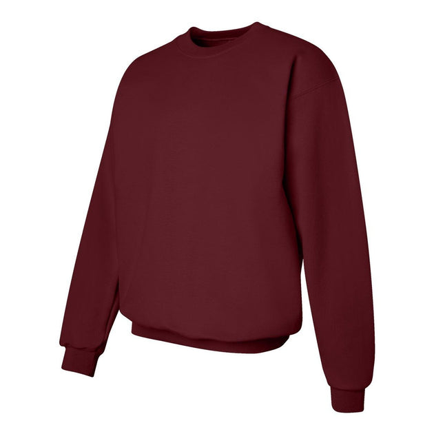 Hanes Ultimate Cotton Crewneck Sweatshirt Pink Medium 4