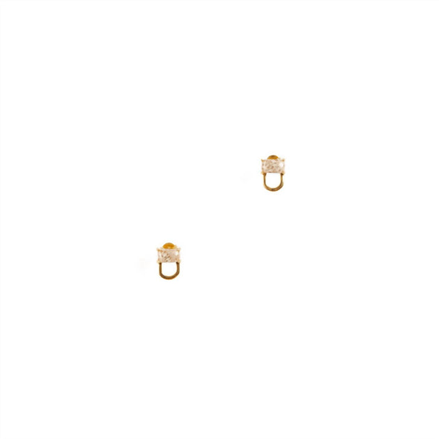 Hailey Gerrits Doric Studs Earrings Gold One Size 2
