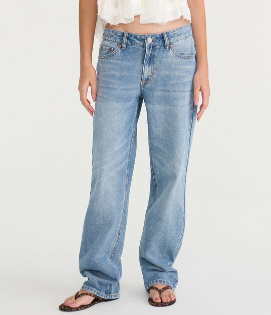 Aeropostale Low-Rise Baggy Angel Wings Jean Multi US 14 Regular 4