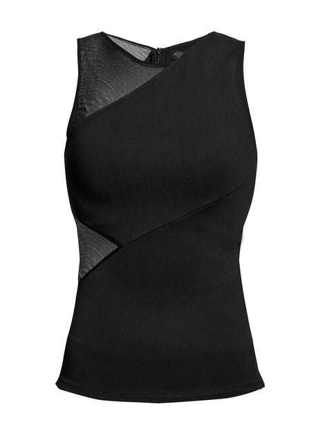 AS by DF Mason Cut-Out Top Black XXLarge 4