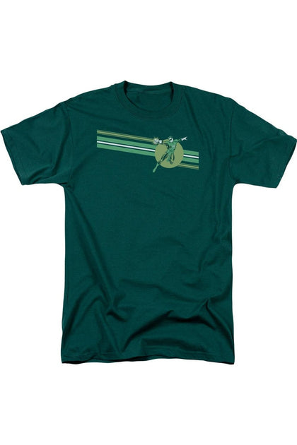Gildan DC Comics Lantern Stripe T-Shirt Green XXXL 2