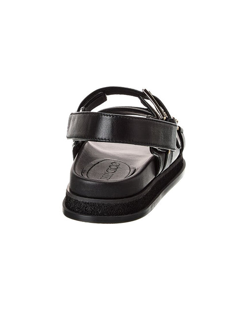 Jimmy Choo Elyn Leather Sandal | ShopSimon