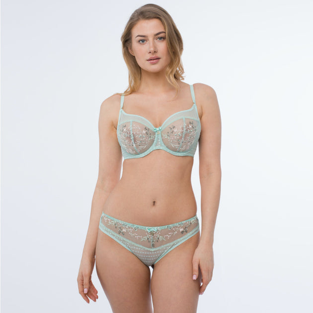 TRUEDAMES Full Cup Bra Mint 34D 4