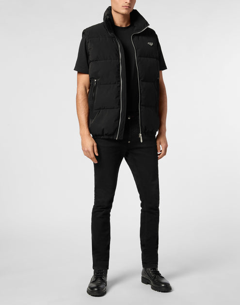 Philipp Plein Nylon Down Jacket Vest Black XXL 3