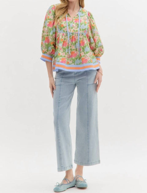 entro Aurora Blouse Multi Medium 2