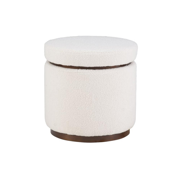 Linon Blanche Sitzbank mit Stauraum Naturwalnuss 2