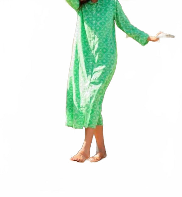 Navybleu Dot Midii Dress Green Large 2