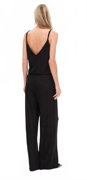 SIX/FIFTY Nova Lurex Jumpsuit Schwarz Large 4