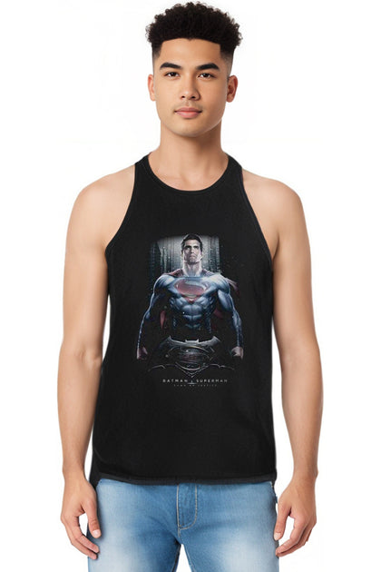 Gildan Batman V Superman Supe Ground Zero Tank Top Black Small 4