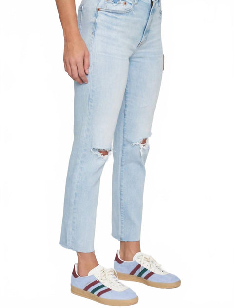 DAZE Daily Driver Straight Leg Jeans Bleu 25 3