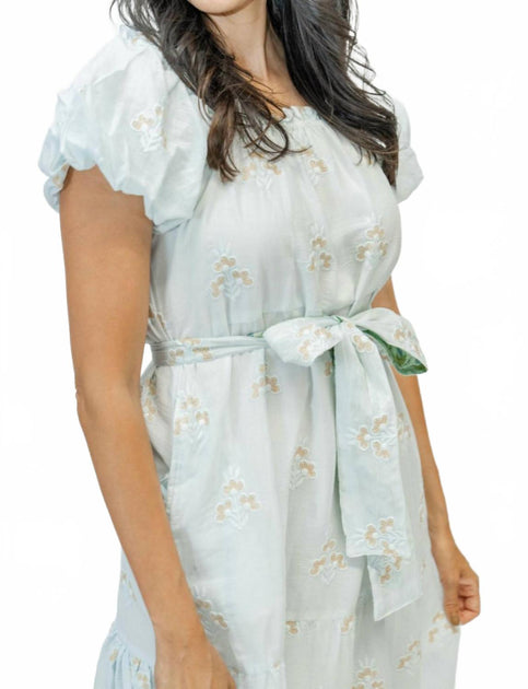 Clara the Label Marjorie Dress Blue Small 3