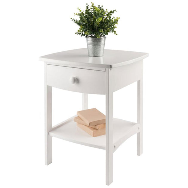 Hivvago Claire Nightstand White 3