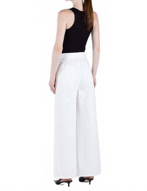 ETICA Marley Ultra High Rise Baggy Jeans White 27 3