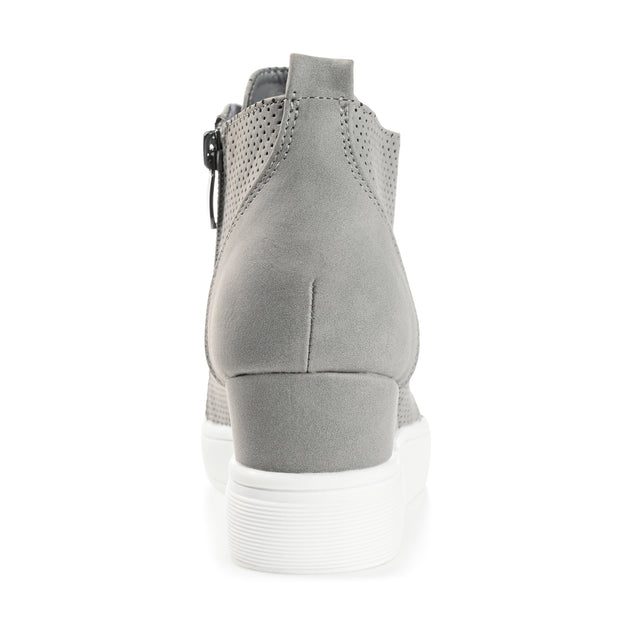 Journee Collection Clara Sneaker Wedge Grey US 10 4