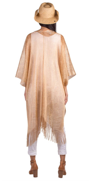 GIGI MODA Spiaggia Kimono Beige One Size 3