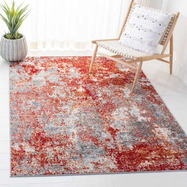 Safavieh Aston Area Rug Red/Grey 2