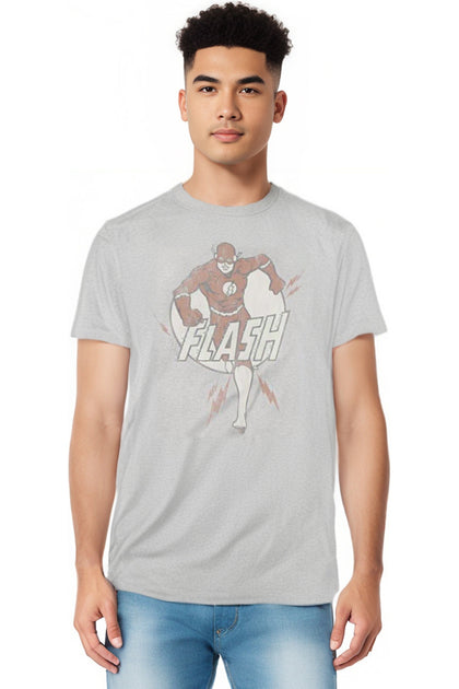 Gildan DC Comics Flash Lightning Fast T-Shirt Grey XXL 4