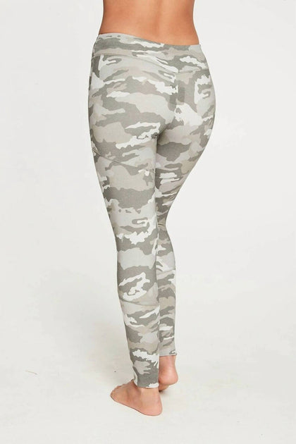 Chaser Quadrablend Rib Legging Grey Small 3