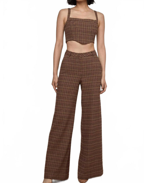 L'Agence Tiffany Sleeveless Top Brown US 6 2
