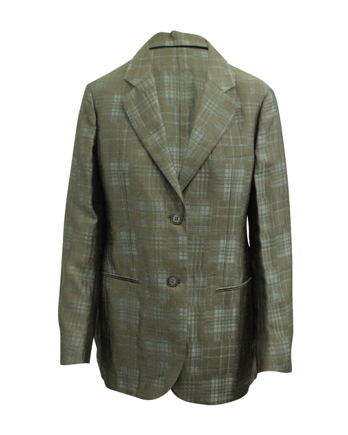 Giorgio Armani Einreihiger Blazer Grün Small 2