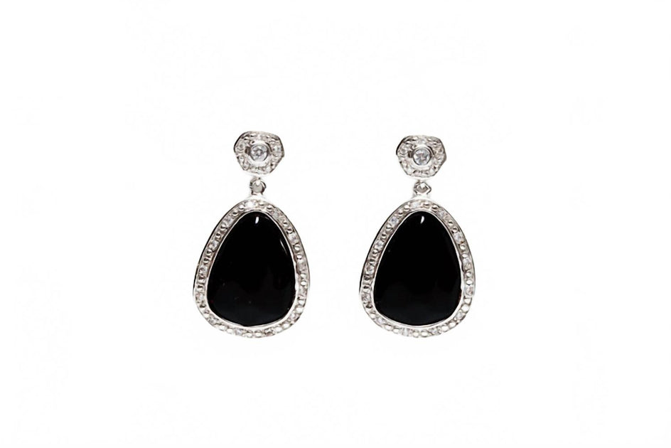Avenue Chic Petite Nugget Earrings Black One Size 2