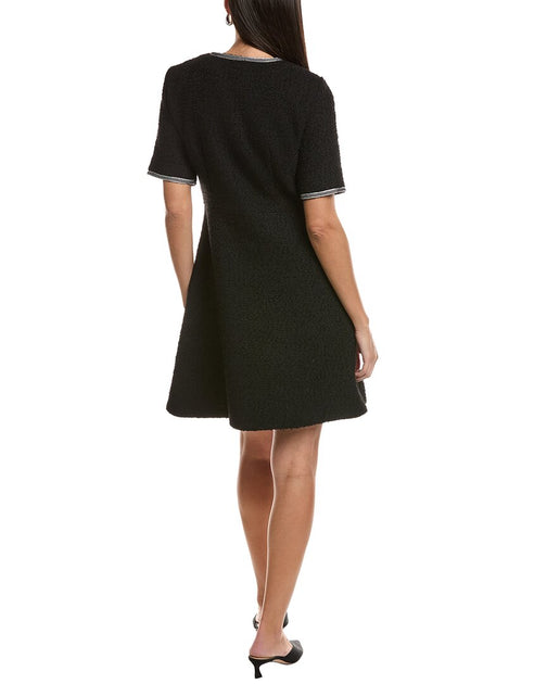 CeCe Tweed Minikleid Schwarz US 6 3