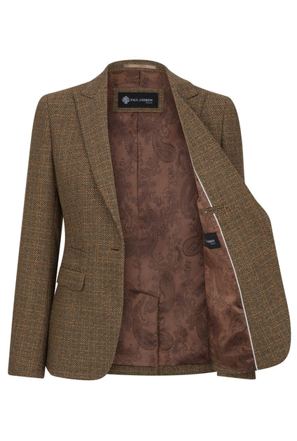 Paul Andrew Ralph Tweed Blazer Brown US 16 3
