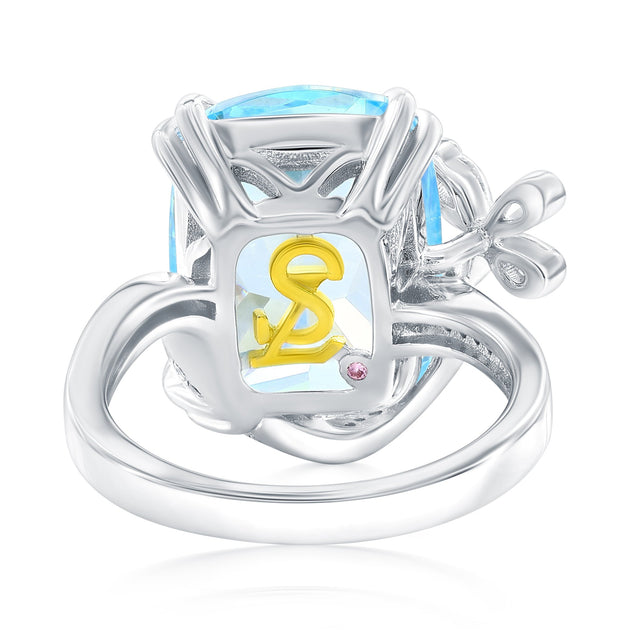Suzy Levian Gala Firework Butterfly Ring Blue US 8 5