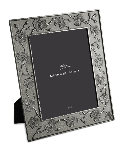 Michael Aram Cadre Sculpté Black Orchid 8x10 4