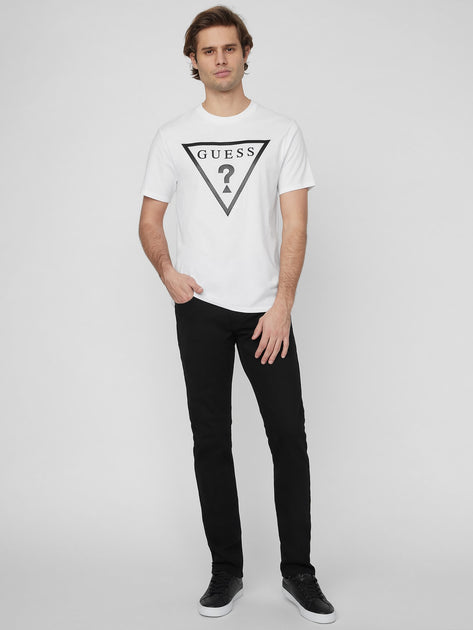 Guess Factory Erikk T-Shirt White Small 3