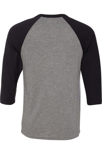 T-shirt Baseball Manches Trois-Quarts BELLA + CANVAS Multi Medium 3