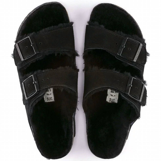 Birkenstock Arizona Sandal Shearling Black 42 3