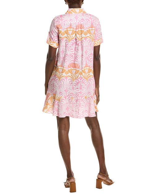 J.McLaughlin Welles Linen Dress White XL 3